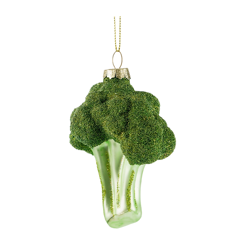 Ornament de Sticlă de Crăciun Broccoli / Trestie de Bomboane / Glob în formă de Cerb