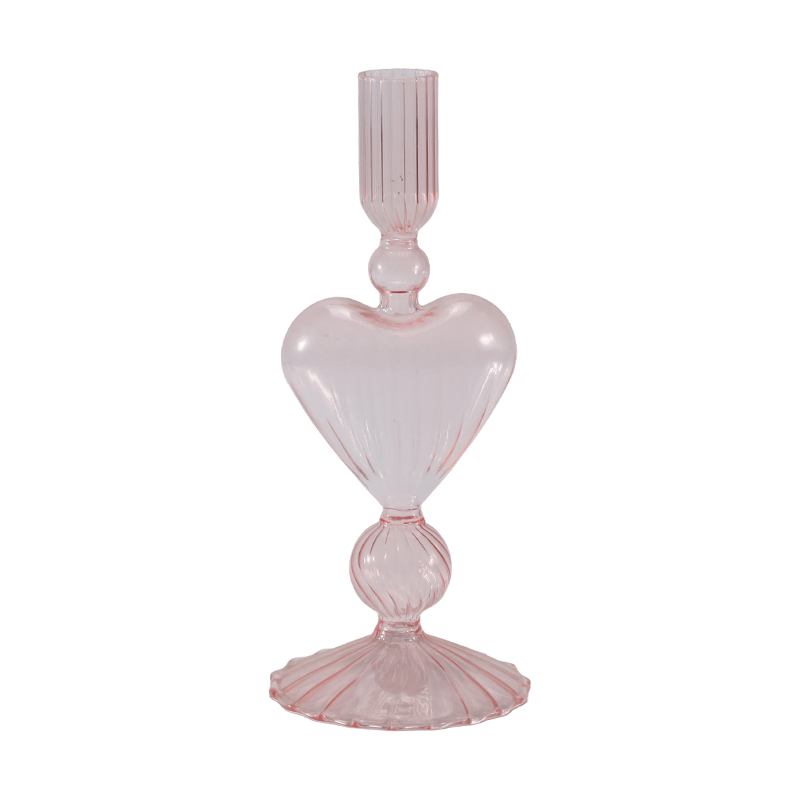 Colectie de lumanari din sticla romantica si minimalista