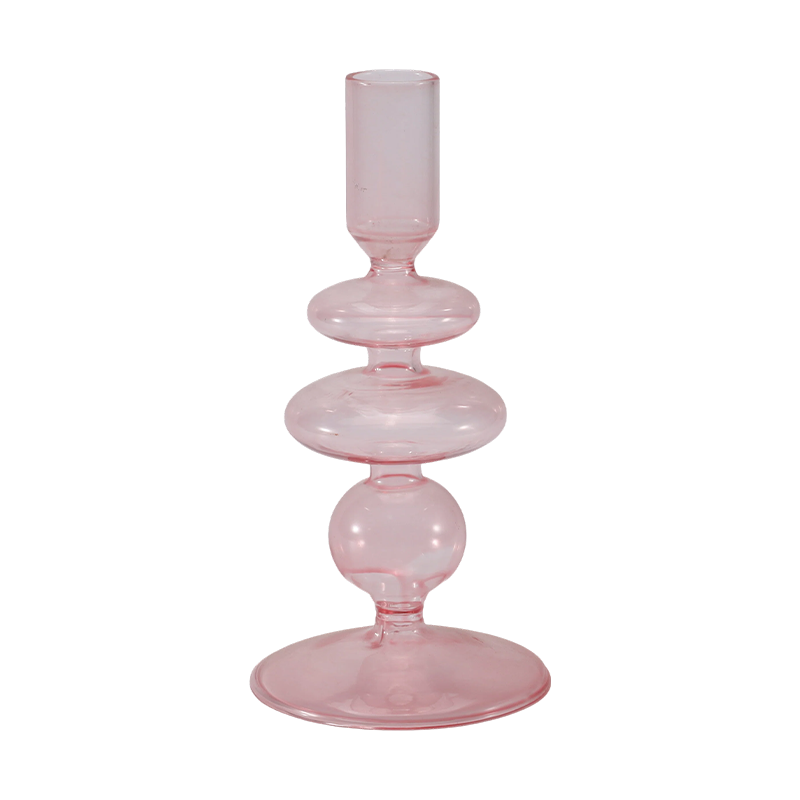 Colectie de lumanari din sticla romantica si minimalista