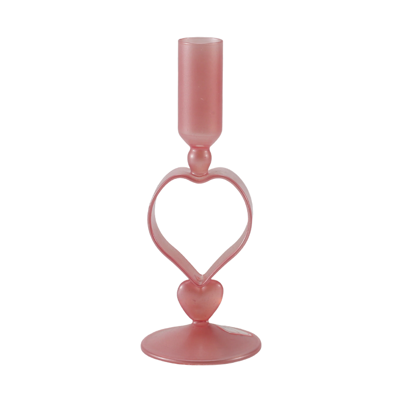 Colectie de lumanari din sticla romantica si minimalista