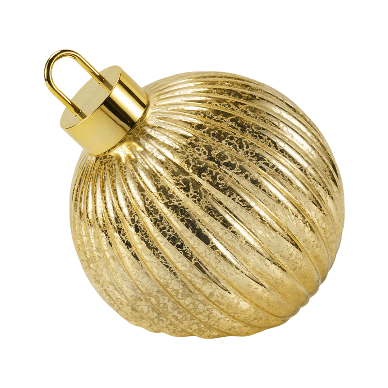 Grădină de Crăciun din sticlă texturată (stiluri matlasate cu nervuri/diamant)