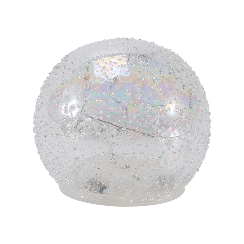 Glob de sticlă festiv (Iridiscent / Pom de Crăciun / Scenă de noapte / Stiluri de om de zăpadă)