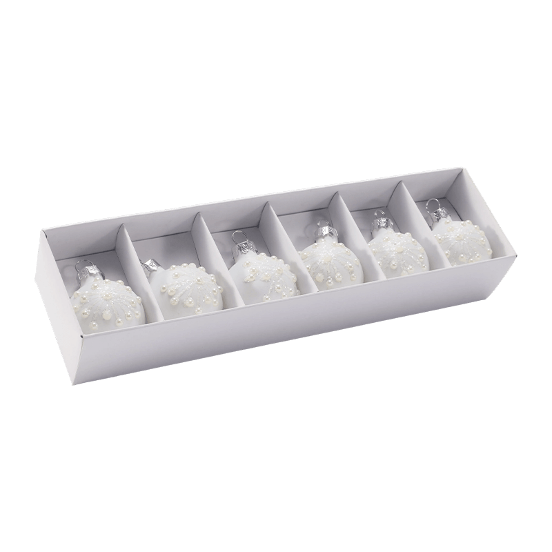 Set de ornamente festive pentru mingi de Crăciun