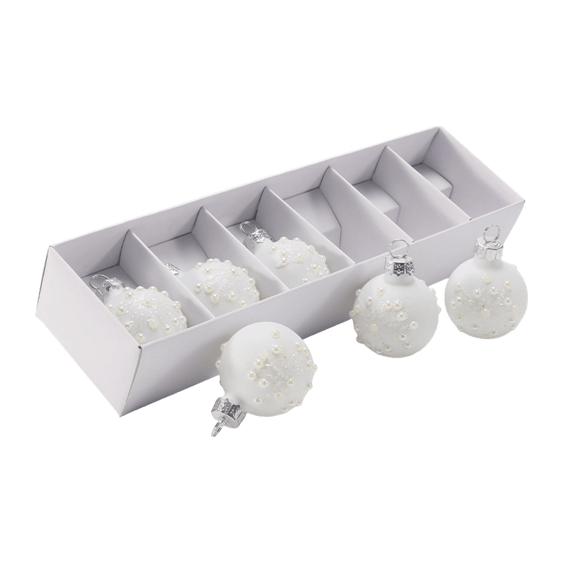 Set de ornamente festive pentru mingi de Crăciun