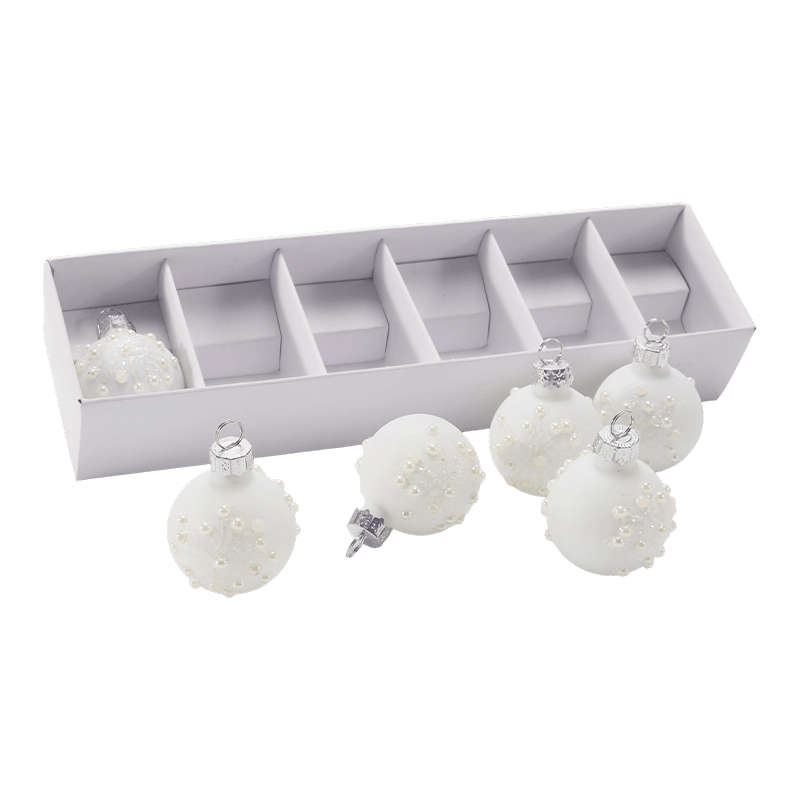 Set de ornamente festive pentru mingi de Crăciun