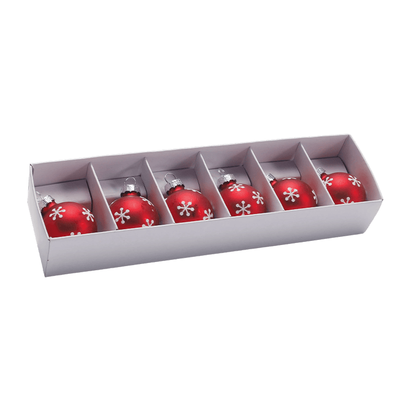Set de ornamente festive pentru mingi de Crăciun