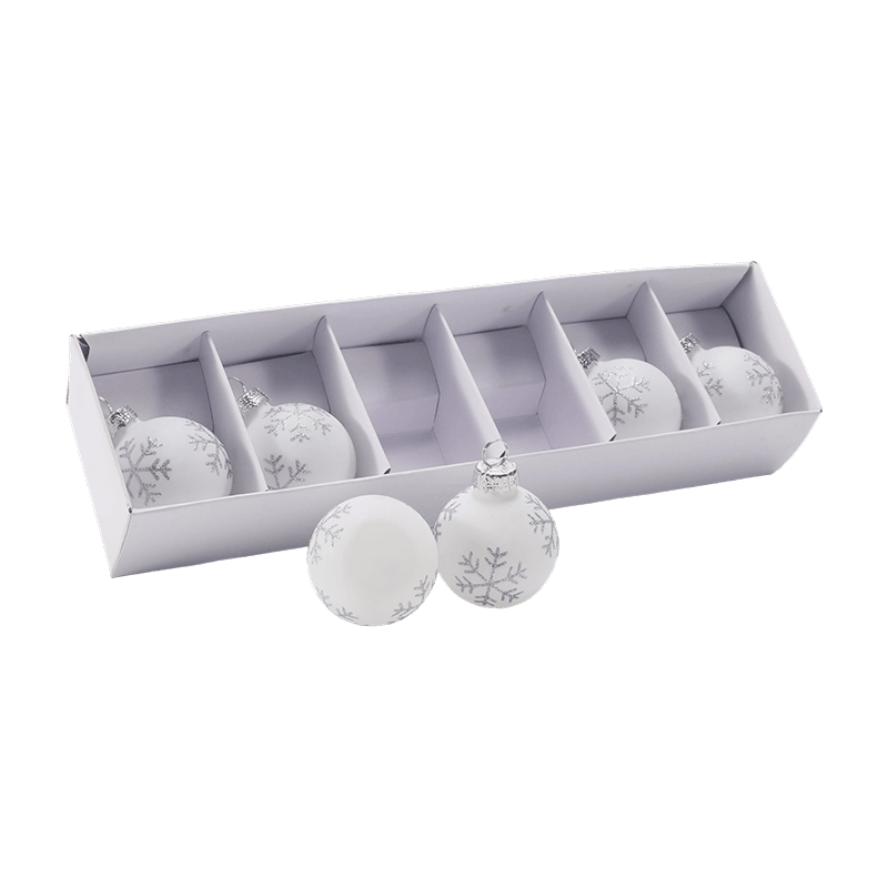 Set de ornamente festive pentru mingi de Crăciun