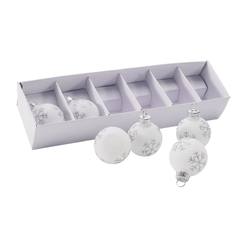 Set de ornamente festive pentru mingi de Crăciun