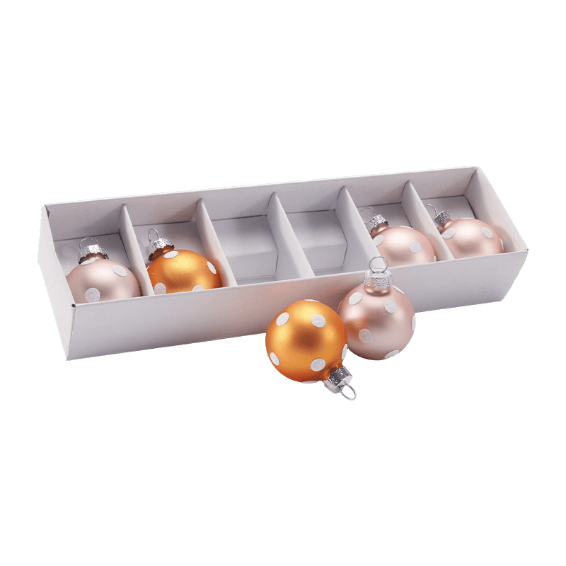 Set de ornamente festive pentru mingi de Crăciun