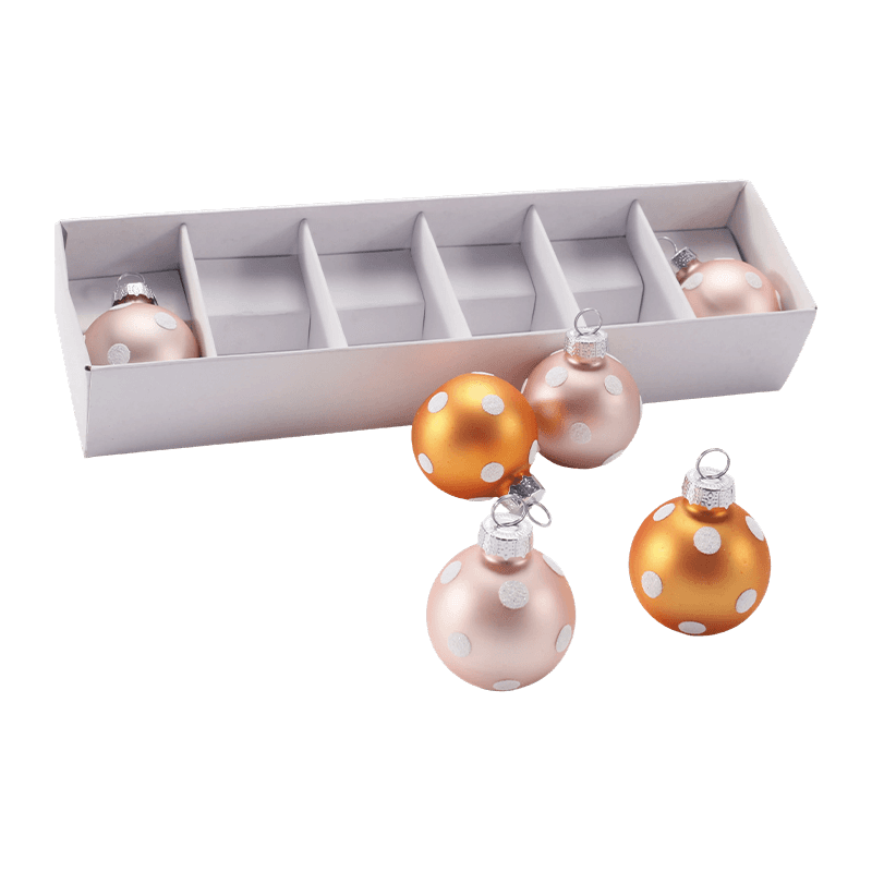 Set de ornamente festive pentru mingi de Crăciun